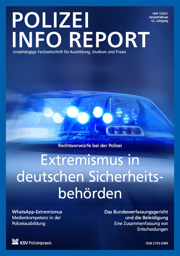 Polizei Info Report Heft 1/2021